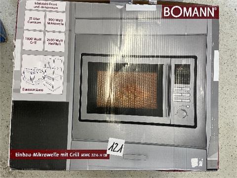 Bomann Einbau-Mikrowelle mit Grill MWG2216 H EB in OVP