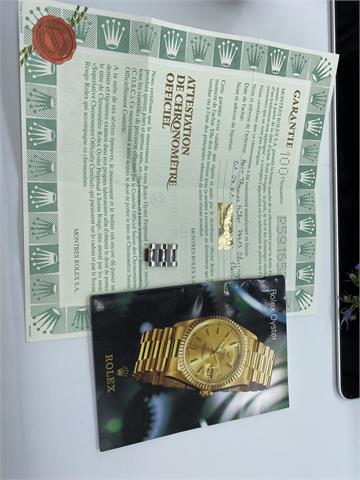 Rolex Booklet Zertifikat 2 Stahlglieder