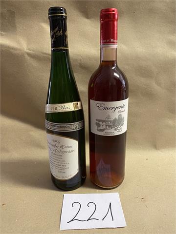 12 Flaschen Weißwein und Rosé