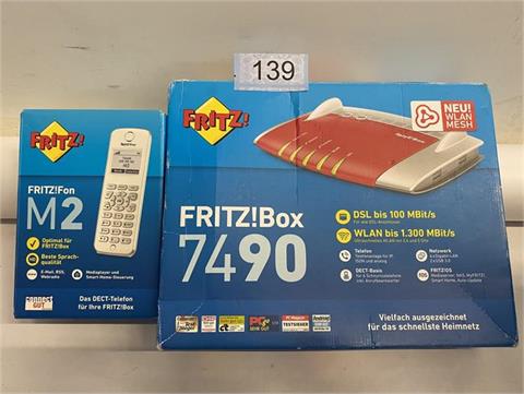 Fritzbox 7490 und Fritzfon M2