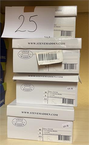 4 Paar Steve Madden Stecy Sandal Fuchsia Metallic