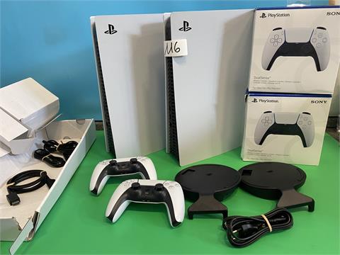2x Sony PS5 ohne Verpackung