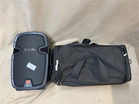Tasche mit JBL Eon 510 Lautsprecher