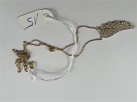 1 *  Halskette 14 ct./ 3,1 g mit FST.