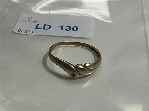 1 Da.ring (750/- 1,75 gr.)