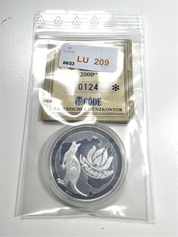 1Münze Sydney 2000 (Ag999/- 21,40 gr.)