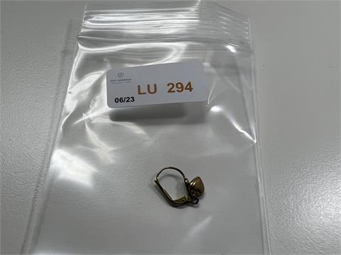 1 einzelner Ohrring (333/- 0,47 gr.)