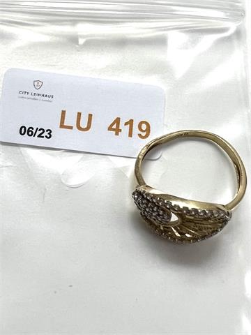 1 Ring (585/- 2,95 gr.)