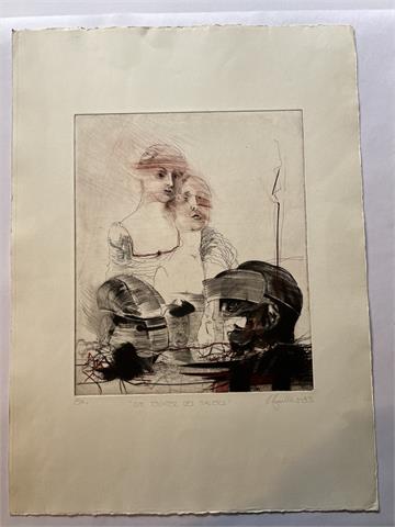 Reinhard Bachtler "Die Töchter des Malers" Künstlerexemplar