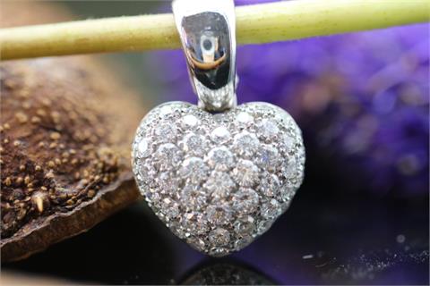 Luxus Diamant-Herz mit 1,9 ct!