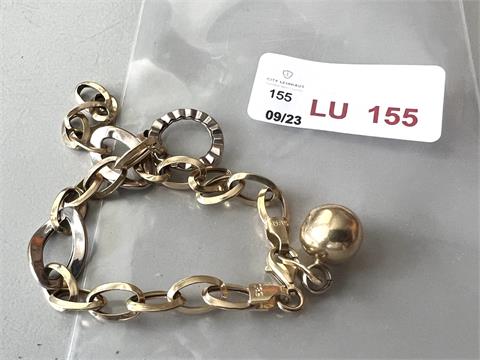 1 Armband mit Kugel (585/- 4,95 gr.)
