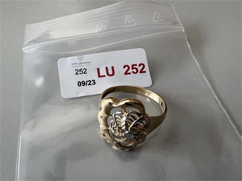 1 Da.ring Blüte (585/- 3,41 gr.)