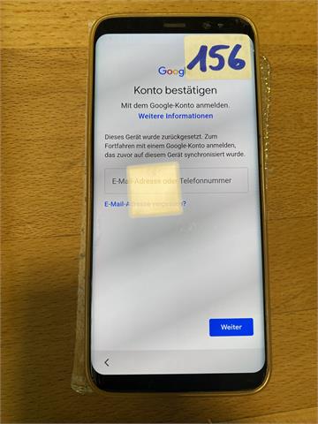Samsung Galaxy S8, Google-Kontosperre