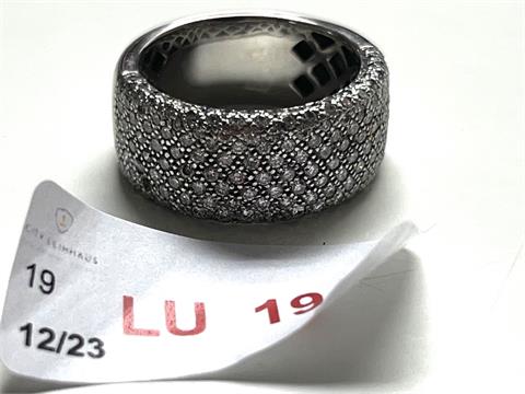 1 Ring, Brillanten (750/- 13,80 gr.)