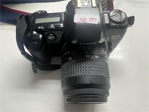 1 Spiegelreflexkamera Canon EOS500 in Tasche