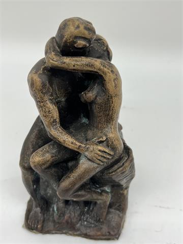 Bronzefigur Replika "Le Baiser" Auguste Rodin