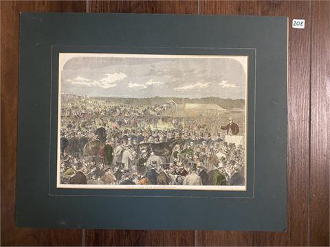 Kolorierter Stich M Jackson Zwitung von 1863