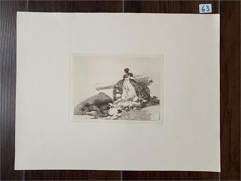 Faksimie nach Francisco de Goya
