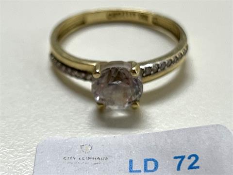 1 Da.ring (585/- 2,23 gr.)