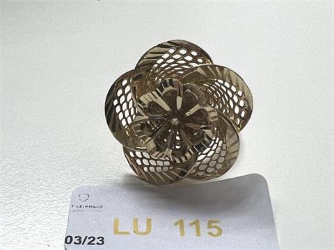 1 Ring Blume (585/- 8,58 gr.)
