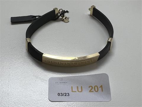 1 Armband mit Kautschuck (585/- 7,19 gr.)