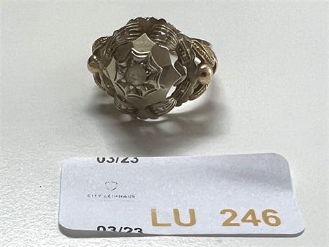 1 Ring mit FS defekt (750/- 6,66 gr.)
