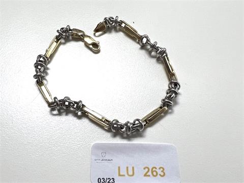 1 Armband 2 farbig (585/- 5,04 gr.)