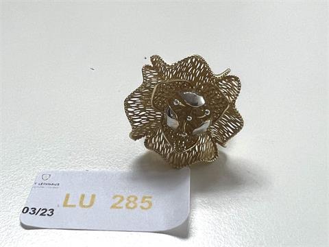 1 Blütenring (585/- 5,56 gr.)