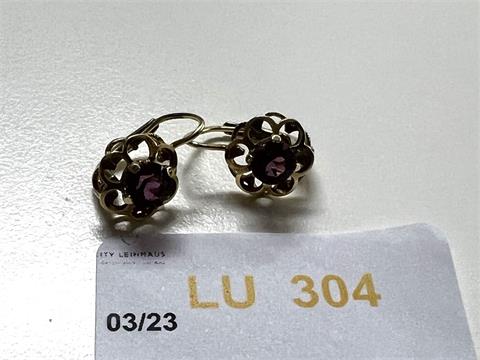 1 Paar Ohrhänger mit FS (585/- 1,79 gr.)