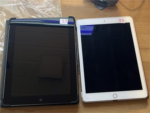 2x Apple iPads, beide mit iCloud-Sperre