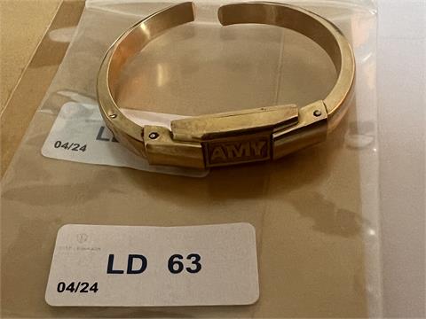 1 Armspange mit Uhrgehäuse (750/- 10,68 gr.)