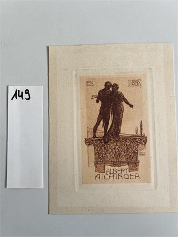 Ex Libris Albert aichinger 1908