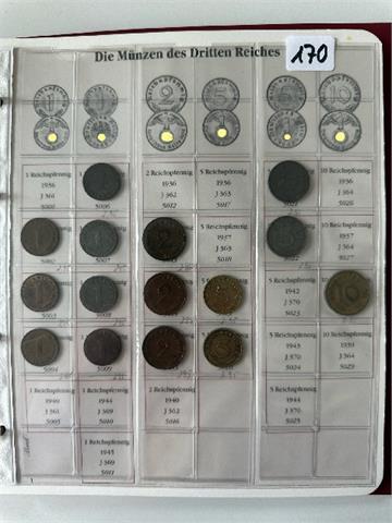 Sammlung Münzen Drittes Reich 32 Stück