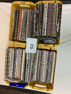 Posten "Schallplatten", Inhalt von 4 Kisten