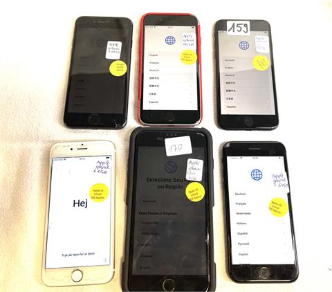 Handyposten 6 iPhones, alle gesperrt